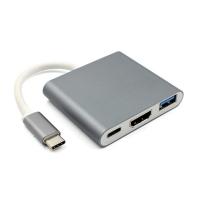 Buy cheap Type-C 3in1 Laptop Docking Station Displayport Usb Extension for 4 monitors product