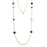 Buy cheap Multicolor Resin Beaded Chain Long Scatter Necklace Red Blue Green Orange from wholesalers