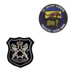 Letterman Jackets School Logo Iron On Patches Merrowed Border