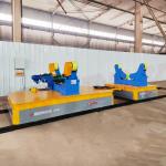 Explosion Proof Track Handling Electric Transfer Flatbed Cart For Spray Booth