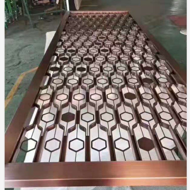 Custom Interior Decoration CNC Aluminium Perforated Metal Screen