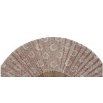 Party Wedding Gift Spanish Mini Bamboo Silk Fabric Hand Fan Custom Printed