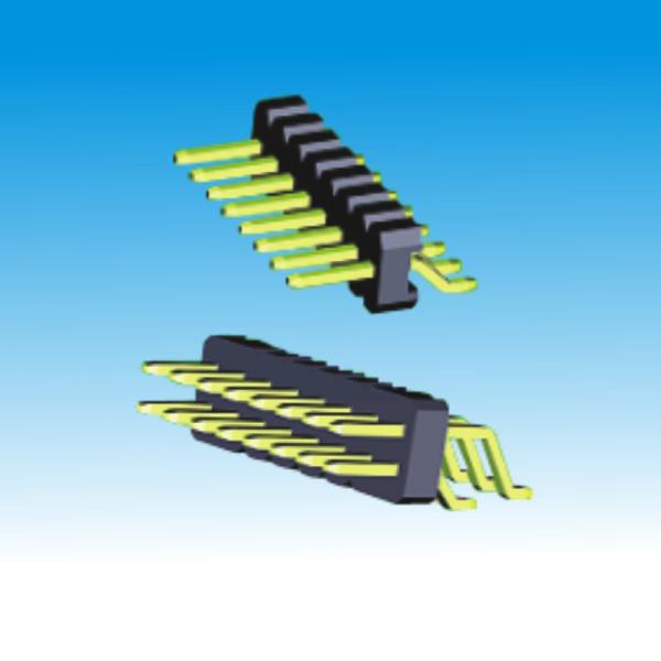 Buy cheap 1.27MM Height 2.5 Pin Header Connector SQ 0.4 Right Angle SMT from wholesalers
