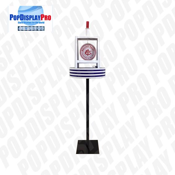 Buy cheap Floor Standing Acrylic Display Rack Creative POP Led Light For Draft Beers Drinks from wholesalers
