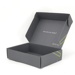 China 10x5x5 Corrugated Cardboard Folding Boxes Shipping Packaging With Logo Customized Order on sale