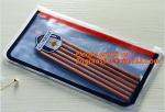 Printed PVC LDPE k bags slider zip lock plastic bag, vinyl toiletry zipper bag