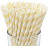 Buy cheap Yellow And White Striped Paper Straws from wholesalers