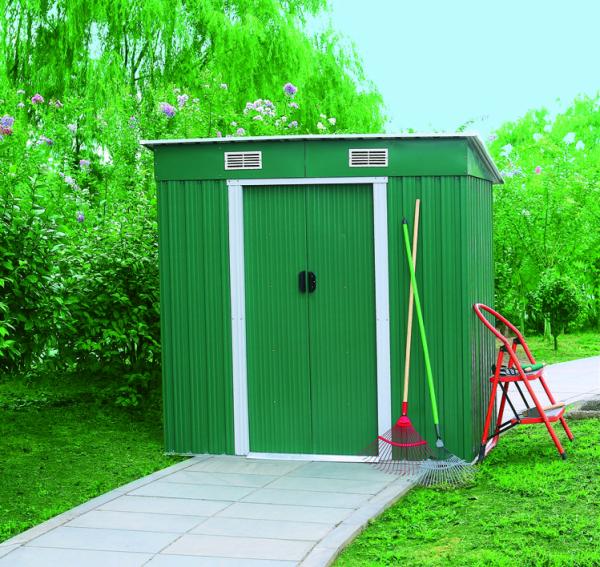 Buy cheap Strong Steel Garden Sheds , Metal Garden Sheds Deep Ribbed Corrugated Wall from wholesalers