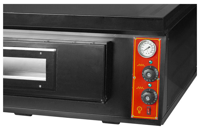 Window View Commercial 2 Decks Gas Pizza Oven For Hotel 1 Layer Bread Toaster 9KW Desktop Type