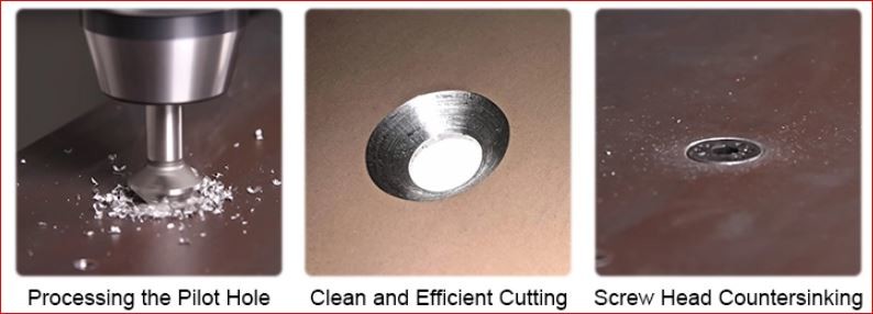 90 Degree 3 Flutes HSS Chamfer Carbide Countersink Drill Bit For Chamfering And Deburring