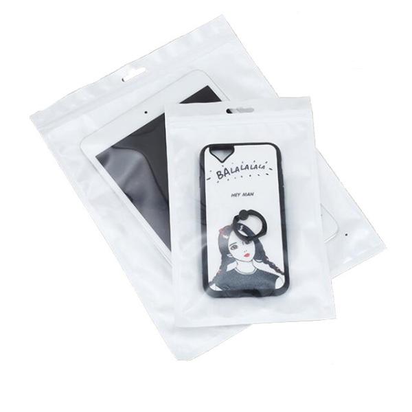 Buy cheap Plastic zipper bag with one side clear for cables phone case packing from wholesalers