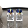 Buy cheap Creative Perfumer Glass Bottle With Blue Stone Cap from wholesalers