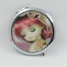 Buy cheap Shinny Gifts Cheap Wedding Gift Favor Cosmetic Mirror Metal Portable Mirror from wholesalers