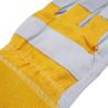 Buy cheap White Yellow Leather Cowhide Gloves Wear Resistant Leather Safety Work Gloves from wholesalers