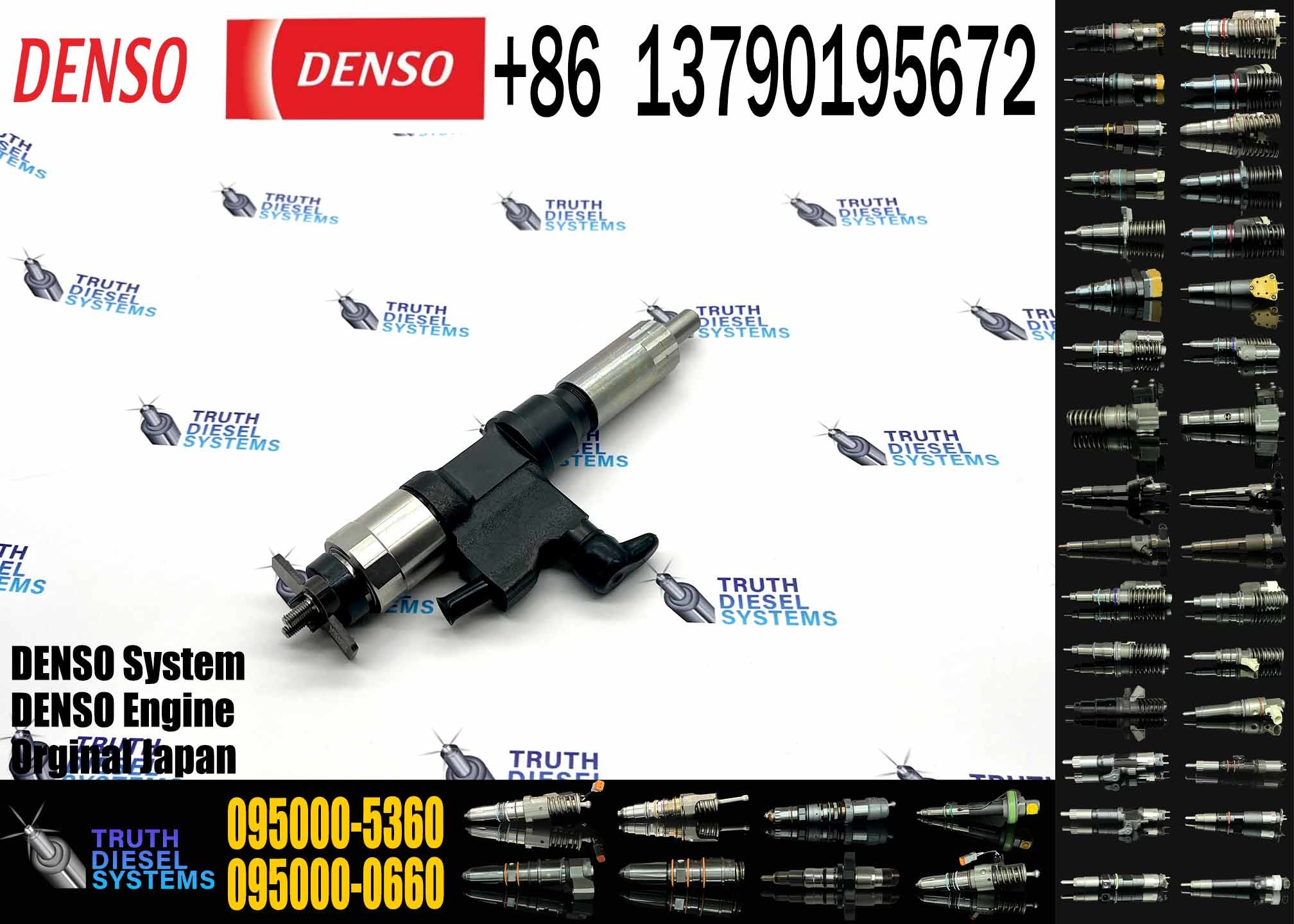 0950005360 Common Rail Injector Kit Nozzle 4HK1 6HK1 Diesel Fuel Injector Nozzles 095000-5360