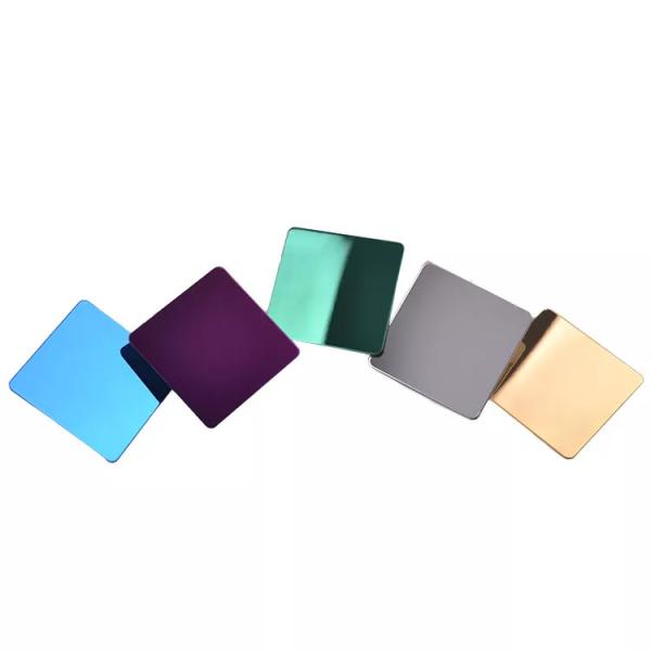 Buy cheap Antique Bronze PVD Coated SS Sheet , Rustproof Stainless Steel Mirror Sheet from wholesalers