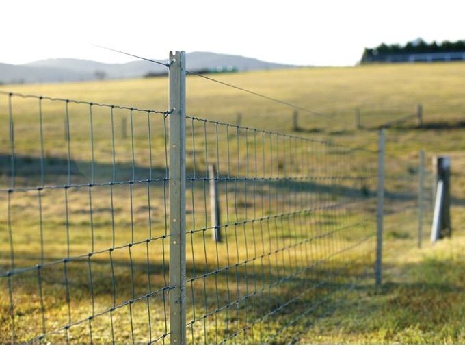 Galvanized Wire Mesh Garden Fence Field 164ft Zoo Wild Fencing Roll Hardware