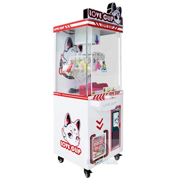 Buy cheap Indoor Coin Game Machine Mini Clip Arcade Prize Machine 230V from wholesalers