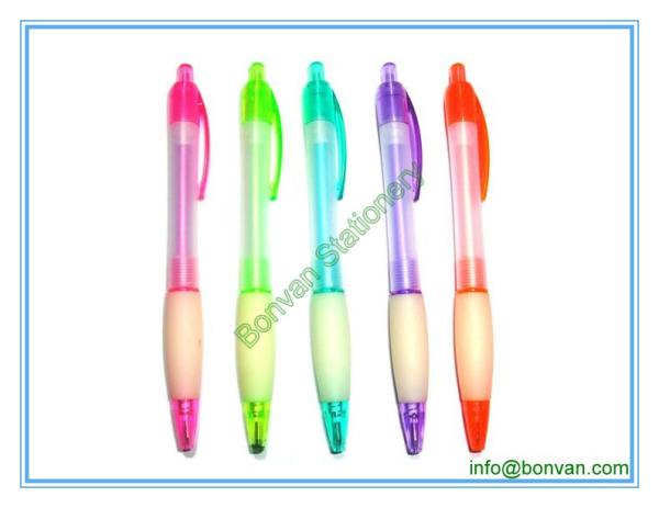 Buy cheap personalized rubber plastic pen,gift use transparent pen from wholesalers