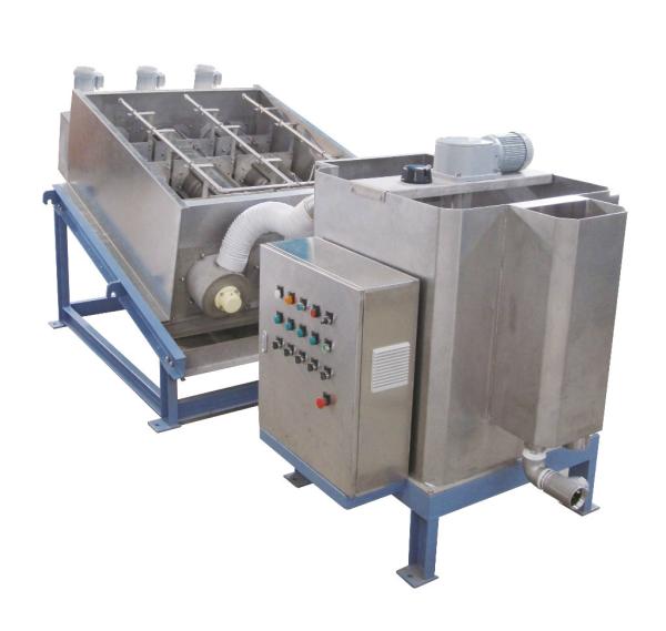 Buy cheap Three Motor 300 Stacked Screw Sludge Dewatering Machine Industrial Grade from wholesalers
