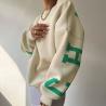 Buy cheap Knitted Crew Neck Plaid Sleeve Sweatshirt Cotton Or Customize Sports Jumpsuit from wholesalers
