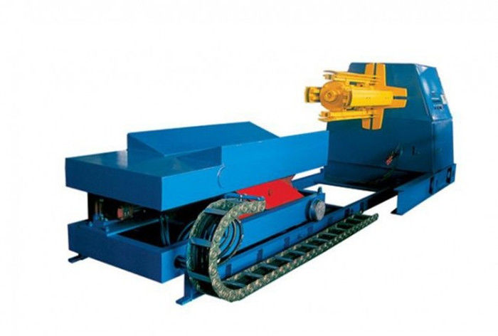 380V 60HZ Roll Forming Production Line Automatic Decoiler With Hydraulic System