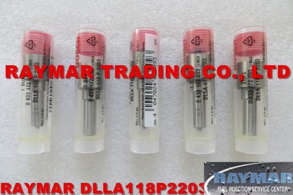 Buy cheap BOSCH common rail injector nozzle 0433172203 DLLA118P2203 from wholesalers