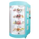 Cash Pay Flower Vending Machine With Coin Operate Humidity Temperature