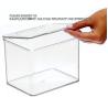 Buy cheap Fridge Storage Organizer Box Containers Hinged Lid For Shelves Cabinets, Holds Food, Snacks, Seasoning, Condiments from wholesalers