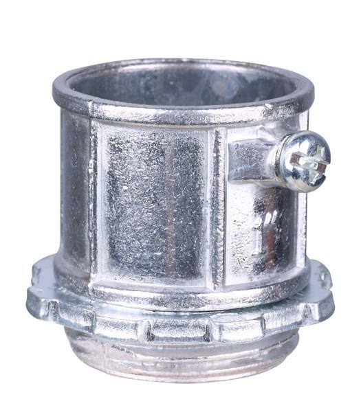 Buy cheap Aluminum Electrical Conduit Fittings , EMT Pipe Connectors Polished Finish from wholesalers