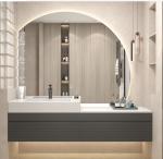 Ultra White Ceramic Countertop Basin Bathroom Wash Hand Basin Cabinet