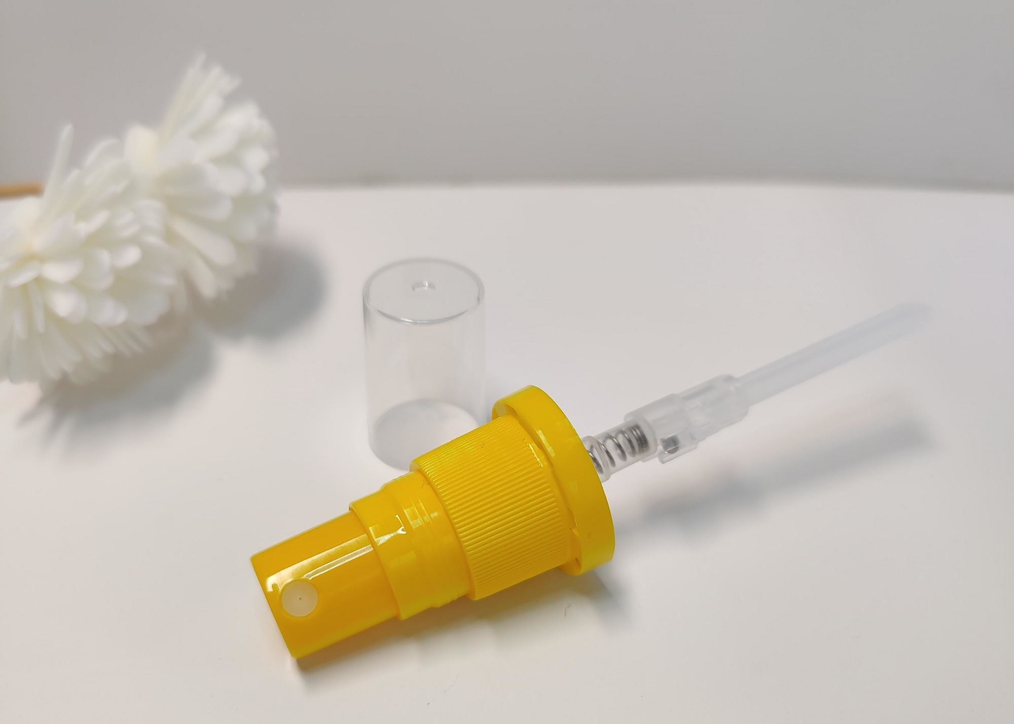 Plastic Yellow Perfume 20 / 410 Fine Mist Water Sprayer