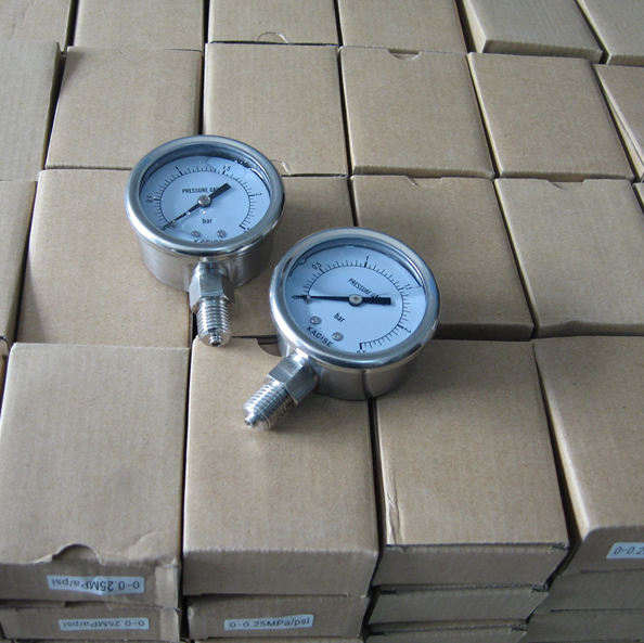 Industrial High Precision Fluid Manometer Gauge 0 - 60MPa