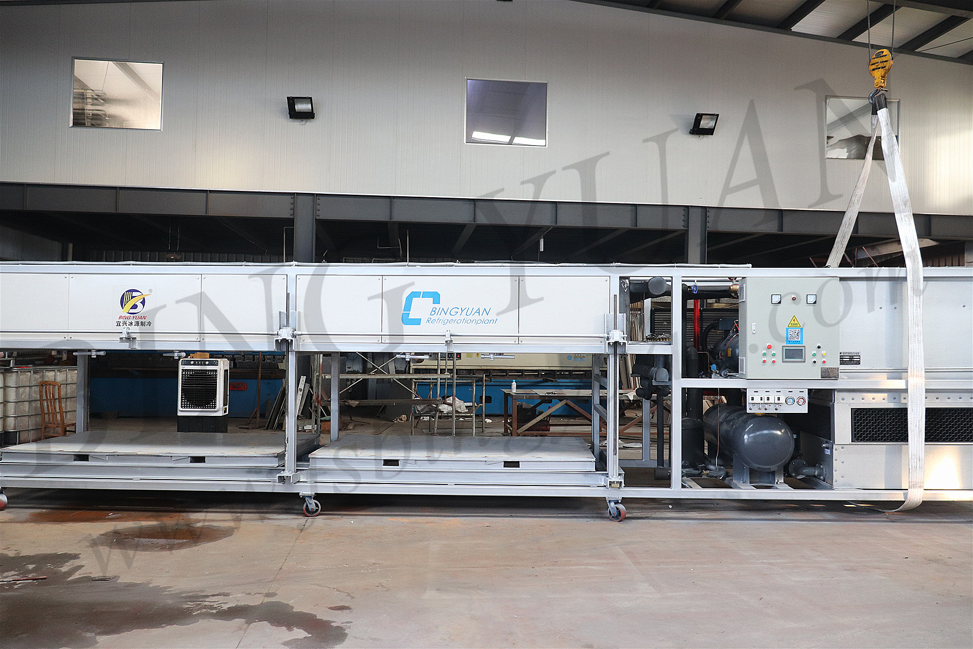 Evaporative Cooling 6 Ton 480V Block Ice Maker Machine