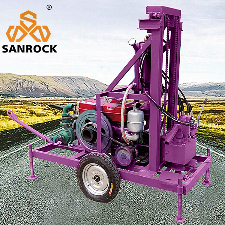 Compact Portable Water Well Drilling Rig Equipment Rotary Borehole Small Water Well Drilling Rig