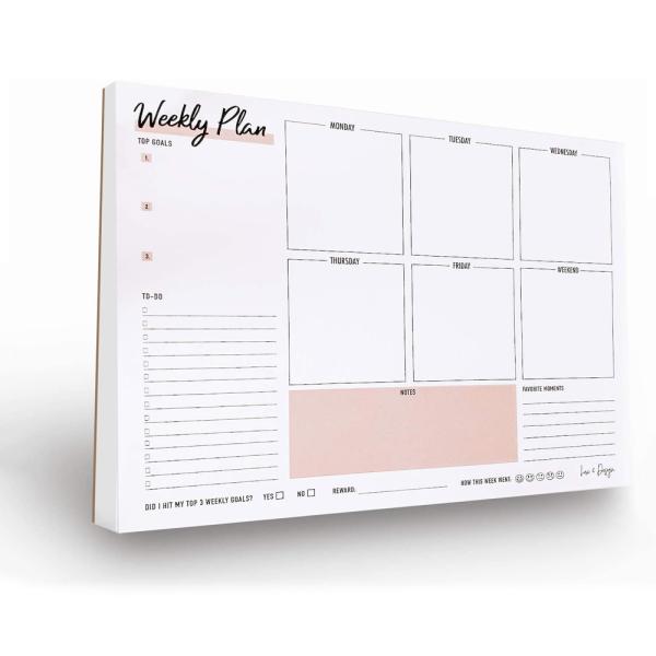 Buy cheap 50 Sheets Tear Off Magnetic Fridge Notepads Meal Weekly Planner Memo from wholesalers