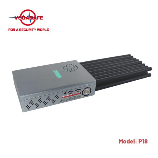 Buy cheap Lojack GPS 18 Antennas Mobile Phone Signal Jammer WiFi 3G 4G 5G 25m from wholesalers
