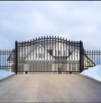 Lightweight Aluminum Estate Gates Weatherproof Corrosion Resistant Finish