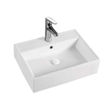 Buy cheap Above Counter White Ceramic Basin Anti Slip for Bathroom Balcony from wholesalers