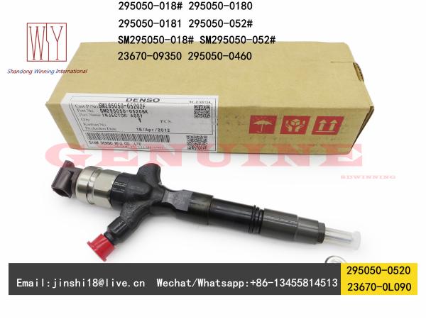 Denso Genuine and New Fuel Injector 295050-018# 295050-052# 295050-0520 for