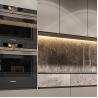 Buy cheap PVC Laminate Wood Hanging Kitchen Cabinets From Ceiling from wholesalers