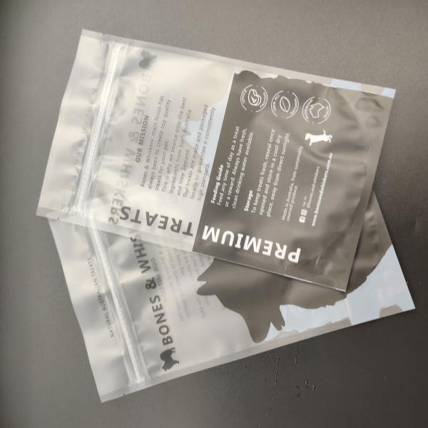 Buy cheap Stand Up Pet Food Packaging Bag Pouch Flat Bottom Rotogravure Printed With Zippers from wholesalers