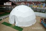 Steel and PVC Geodesic Event Dome Tent for Beer Festival , geo shelter dome tent