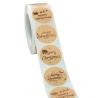 Buy cheap Personalised Gift Label Stickers , Merry Christmas Round Stickers from wholesalers