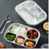 Buy cheap Corrosion Resistant Compartment Dinner Plates Divided Dinner Plate With Lid from wholesalers