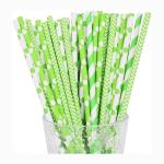 Cocktail Beverage Kraft Paper Drinking Straws For Decoration Party