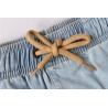 Buy cheap Light Blue Junior Kids Denim Shorts 95% Cotton 5% Spandex from wholesalers