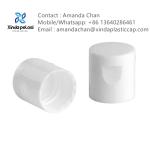 White Security PP Plastic Smooth Flip Top Cap Flip Top Caps For Cosmetic Bottle