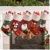 Buy cheap Christmas Stockings Set of 5, Large 18' Xmas Stockings Fireplace Hanging Stockings with Plush Cuff, Santa Snowman Reind from wholesalers