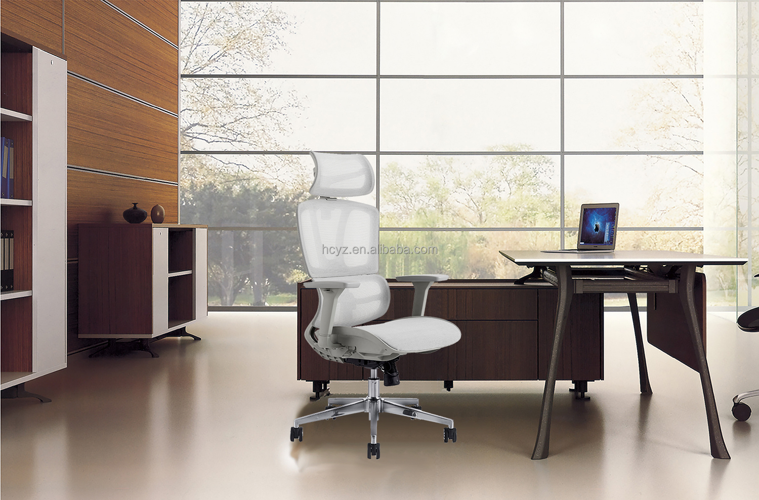 Adjustable Ergonomic Massage Revolving Executive Swivel Office Chair with 3D Armrests